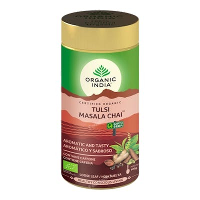 ORGANIC INDIA TULSI MASALA CHAI INFUSION AYURVEDICA 100GR