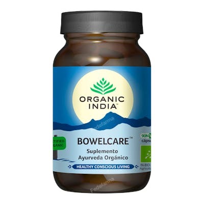 ORGANIC INDIA BOWELCARE SUPLEMENTO AYURVEDA ORGANICO 90 VEG