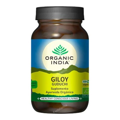 ORGANIC INDIA GILOY GUDUCHI SUPLEMENTO AYURVEDA ORGANICO 90