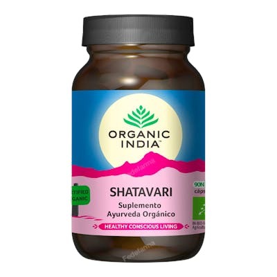 ORGANIC INDIA SHATAVARI SUPLEMENTO AYURVEDA ORGANICO 90 VEG