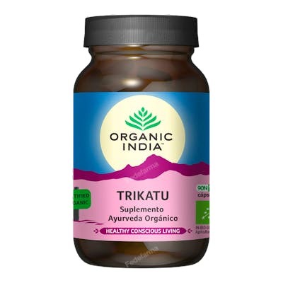 ORGANIC INDIA TRIKATU SUPLEMENTO AYURVEDA ORGANICO 90 VEG CA