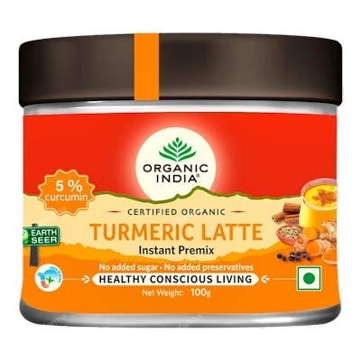 ORGANIC INDIA CURCUMA LATTE BIO 5% CURCUMINOIDES 100 GR