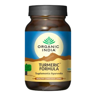 ORGANIC INDIA CURCUMA TURMERIC FORMULA SUPLEMENTO AYURVEDA O