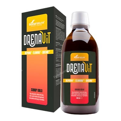 SORIA NATURAL DRENAVIT 500ML SABOR COLA
