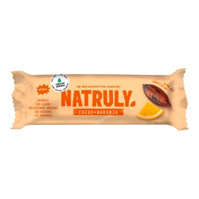 NATRULY BARRITA RAW DE CACAO Y NARANJA BIO 24 BARRITAS