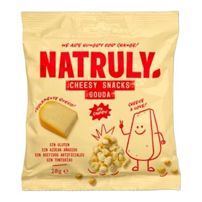 NATRULY CHEESY SNACKS 20GR