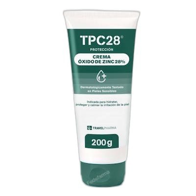 TPC28 CREMA OXIDO DE ZINC 28% 200 GR