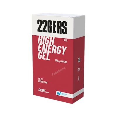 226ERS ESTUCHE 6UD HIGH ENERGY GEL 76GR CAFFEINE CHERRY 160M