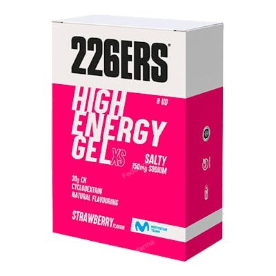 226ERS ESTUCHE 8UD HIGH ENERGY GEL 45GR STRAWBERRY SALTY 150