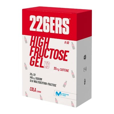226ERS ESTUCHE 8UD HIGH FRUCTOSE GEL 44GR CAFFEINE COLA 55MG