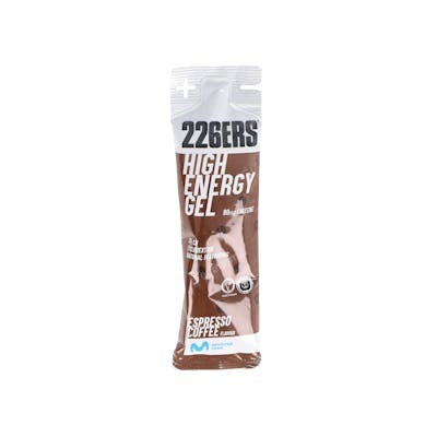 226ERS HIGH ENERGY GEL 76GR CAFFEINE ESPRESSO COFFEE 80MG