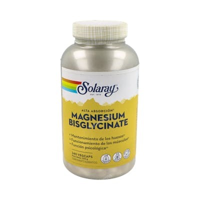 SOLARAY BISGLYCINATE MAGNESIO 240 VEGCAPSULAS