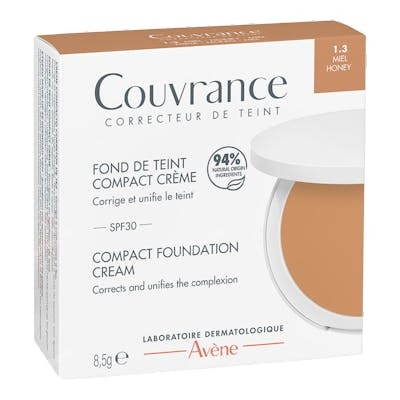 AVENE CREMA COMPACTA SPF 30 MATE  COUVRANCE 10 G  MIEL