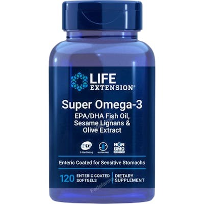 LIFE EXTENSION SUPER OMEGA-3 EPA/DHA 120 SOFTGELS