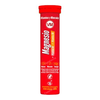 VM MAGNESIO  + VITAMINA B2+VITAMINA B6  17 COMP EFFERV