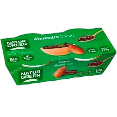 NATURGREEN POSTRE ALMOND CACAO BIO (2X125 G)