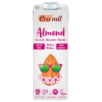 ECOMIL ALMOND NATURE PROTEIN BIO 1L