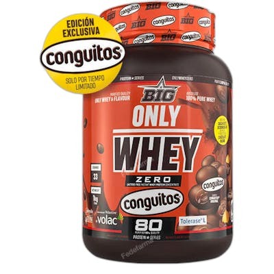 BIG ONLY WHEY CONCENTRADO PROTEINA CONGUITOS DARK 1KG