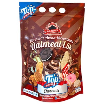 MAX PROTEIN OATMEAL TOP FLAVORS 1,5KG WHITE BIG CHOC SACO 1
