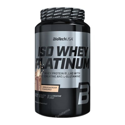 BIOTECHUSA ISO WHEY PLATINUM 908 G COOKIES & CREAM