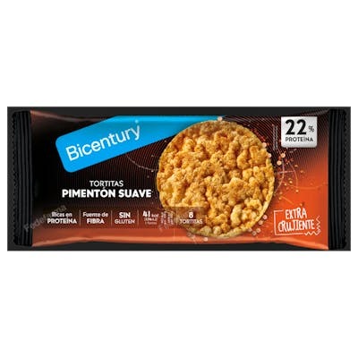 BICENTURY PROTEIN PIMENTON SUAVE S/ GLUTEN 8 TORTITAS