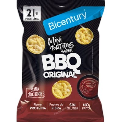 BICENTURY PROTEIN TORTITA MINI BBQ 10 GR S/ GLUTEN