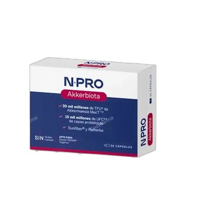 NPRO AKKERBIOTA 30 CAPSULAS