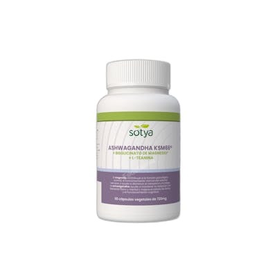SOTYA ASHWAGANDHA KSM66+BISGLICINATO+L TEANINA 720MG 90 CAPS