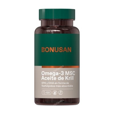 BONUSAN OMEGA-3 MSC ACEITE DE KRILL 120 PERLAS