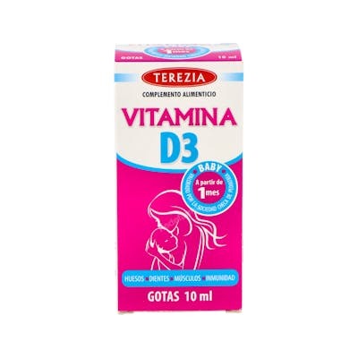 TEREZIA VITAMINA D3 gotas 10ml.