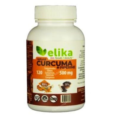 ELIKAFOODS CURCUMA+PIPERINA 120VCAPSULAS