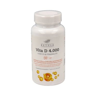BETULA VITAMINA D 4000 90CAPSULAS