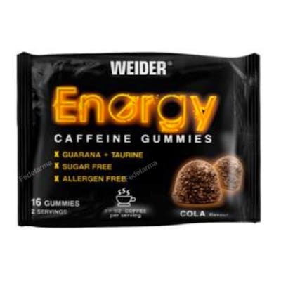 WEIDER GUMMY ENERGY CAFFEINE COLA 16GUMMIESX15UDS