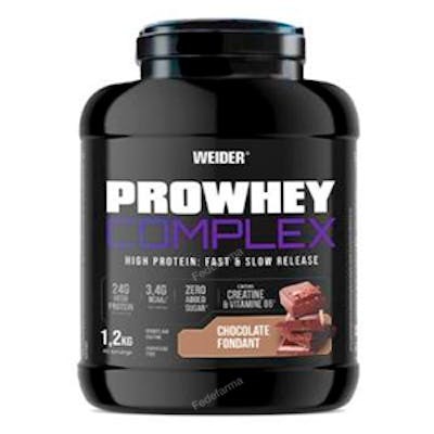 WEIDER PRO WHEY COMPLEX PROTEIN CHOCOLATE FONDANT 1,2KG