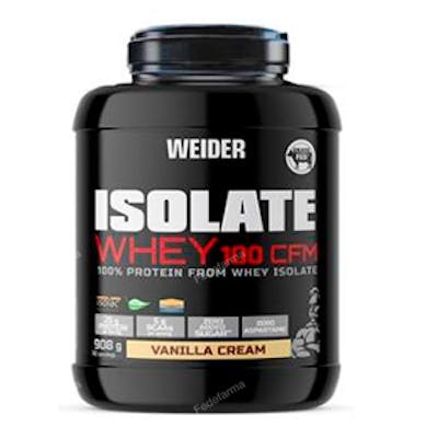 WEIDER ISOLATE WHEY 100 CFM vainilla 908gr.