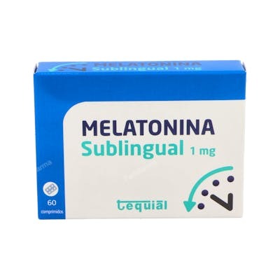 TEQUIAL MELATONINA 1mg. 60comp sublingual