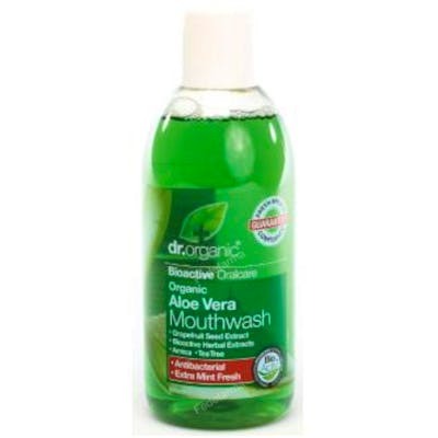 DR. ORGANIC ENJUAGUE BUCAL aloe vera organico 500ml.