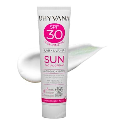 DHYVANA SOLAR SPF30 SUN con acido hialuronico 50ml. ECO