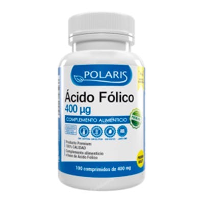 POLARIS ACIDO FOLICO 400MCG 100COMPRIMIDOS
