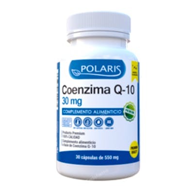 POLARIS COENZIMA Q10 30mg. 30cap.