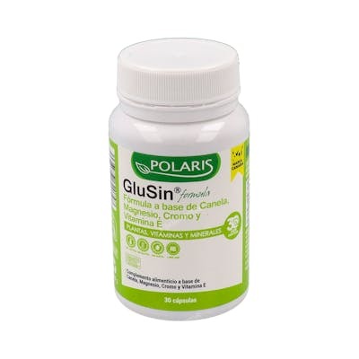 POLARIS GLUSIN (canela + magnesio) 600mg. 30cap.