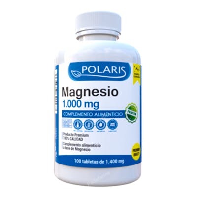POLARIS MAGNESIO 1000MG 100COMPRIMIDOS