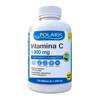 POLARIS VITAMINA C 1000mg. 120comp.