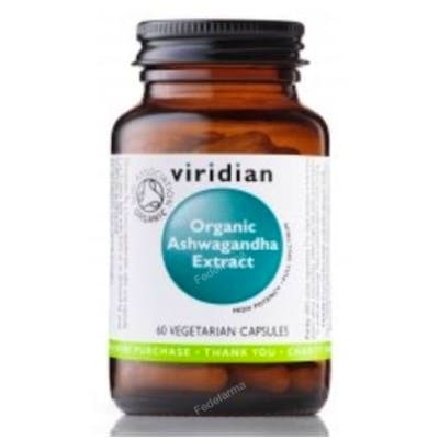VIRIDIAN ASHWAGANDHA EXTRACTO 60cap.veg. BIO