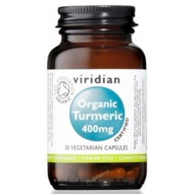 VIRIDIAN CURCUMA 400mg. 30cap.veg. BIO