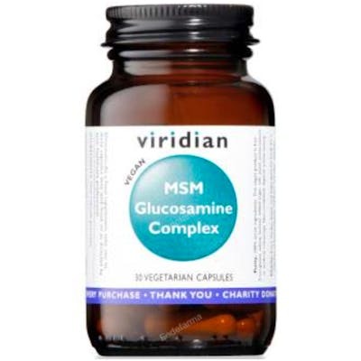 VIRIDIAN GLUCOSAMINA MSM 30cap.veg.