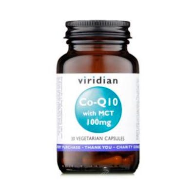 VIRIDIAN Q10 100MG CON MCT 30CAPSULASVEG