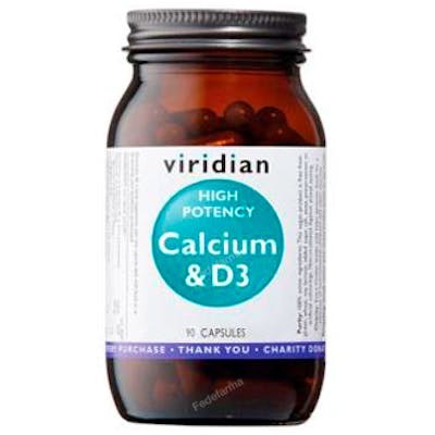 VIRIDIAN CALCIO-D3 ALTA POTENCIA 90CAPSULAS
