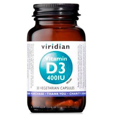 VIRIDIAN VITAMINA D3 400ui 30cap.