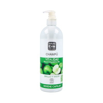 NATURABIO CHAMPU VITALIDAD ALOE VERA & MANZANA 740 ML